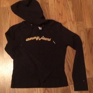Tommy Jeans hoodie. Black, Med